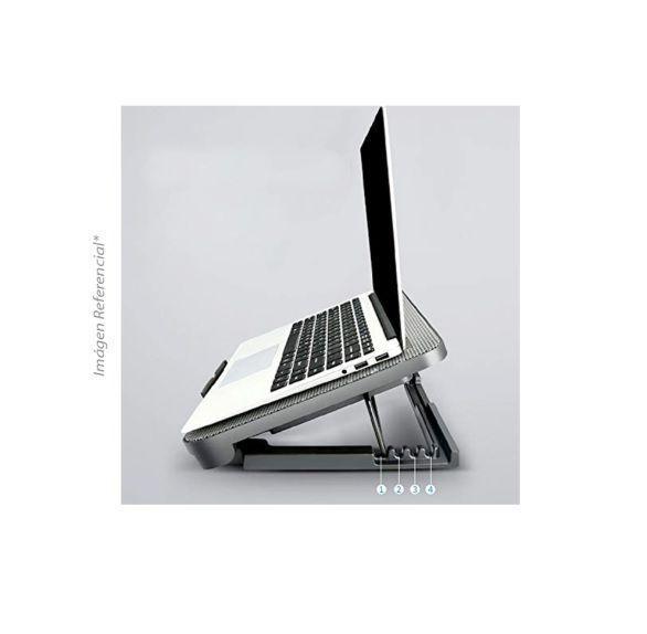 Base De Enfriamiento Para Notebook Con Altura Ajustable Y Dos USB-2