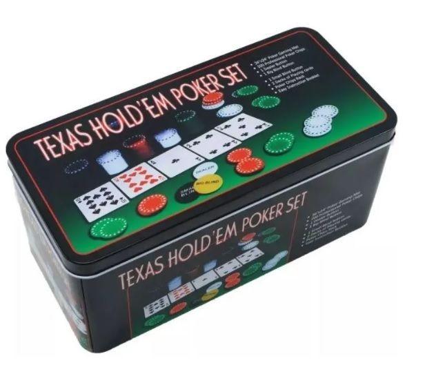 Set Poker Profesional 200 Fichas Caja De Metal-0