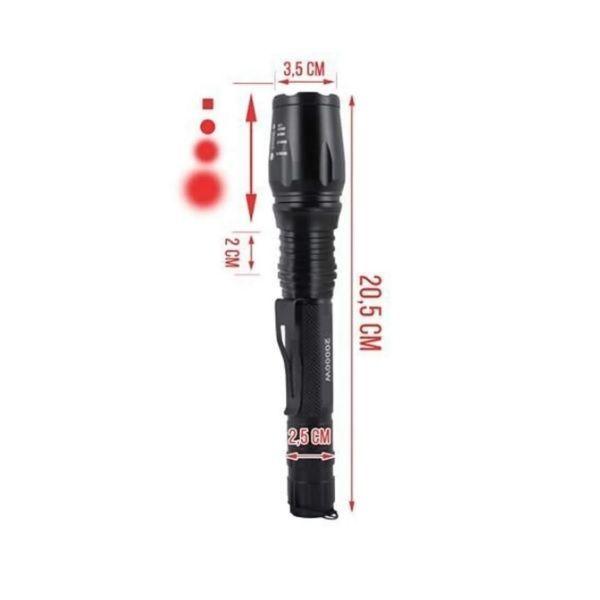 Linterna Táctica Led Alta Potencia Swat Recargable 18000 Lm-2