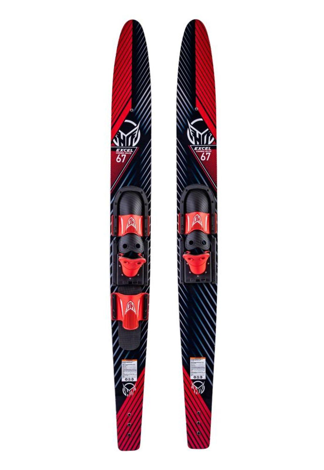 HO Par Ski Acuático Excel 63" + Fijaciones-0