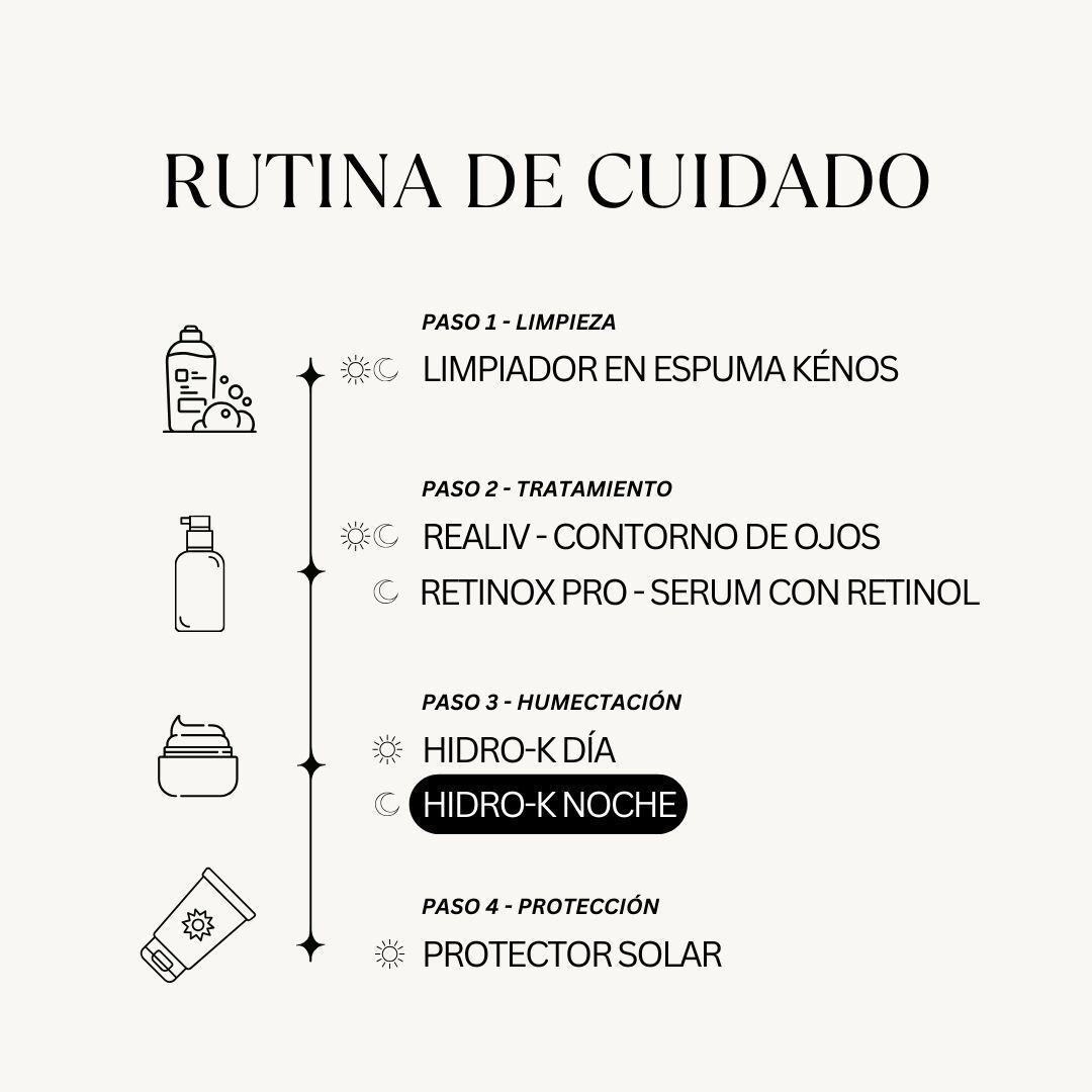 Crema nutritiva de noche para rostro con Keratina de lana-7