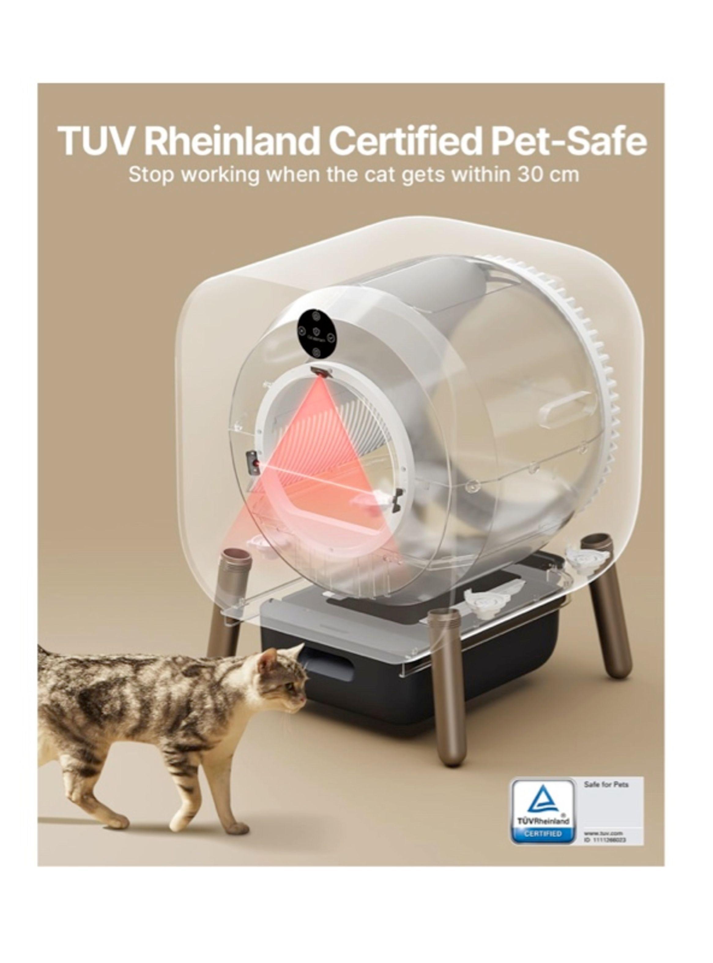 XIAOMI PAWBBY Caja de arena autolimpiante para gatos-2