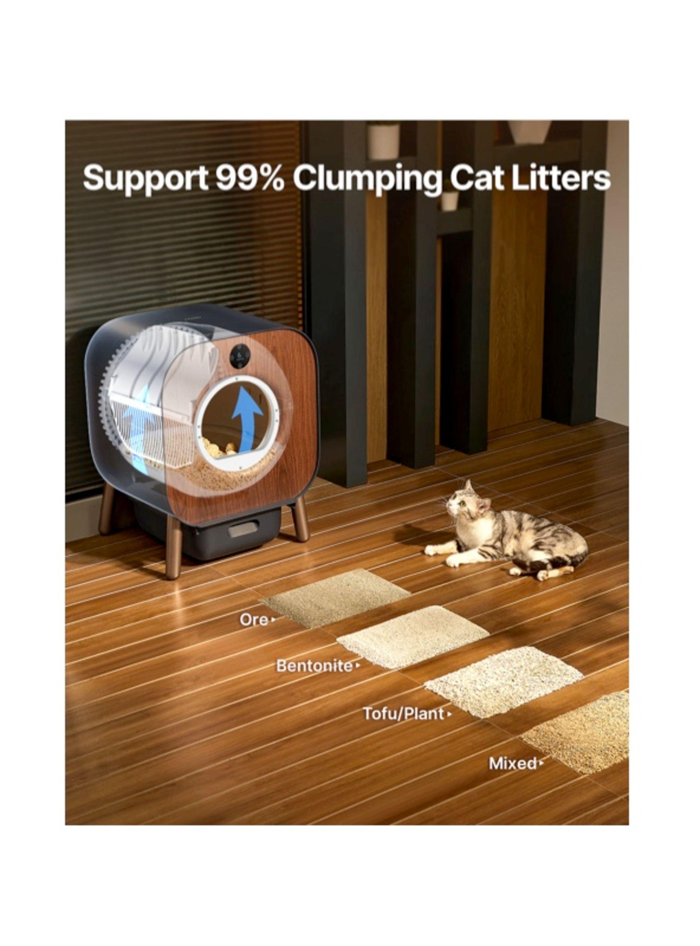 XIAOMI PAWBBY Caja de arena autolimpiante para gatos-4