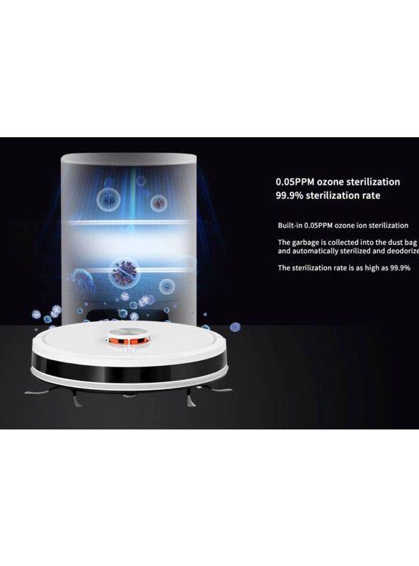 Aspiradora Trapeadora Robot Lydsto R1 Edge, Autovaciado, 5000pa, Negra-2