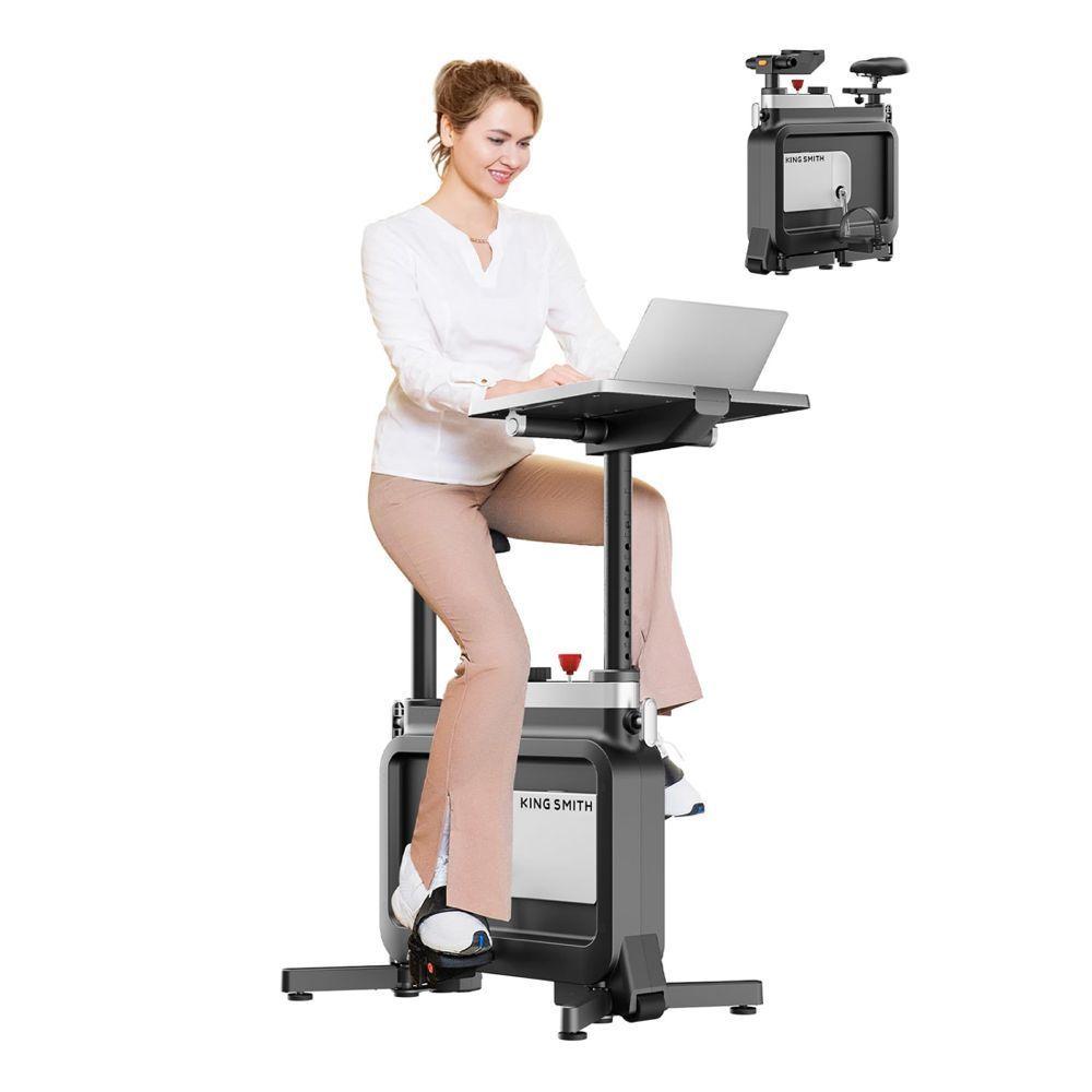 Bicicleta est tica plegable KingSmith W1B para interiores debajo del escritorio-5