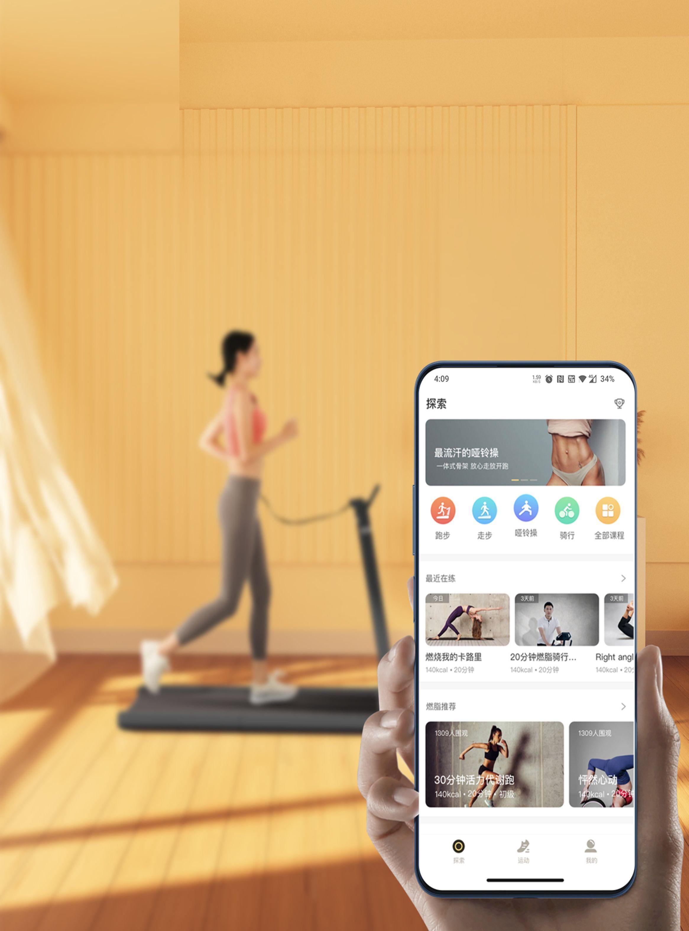 KingSmith Walkingpad Trotadora MC21 color Negro-5