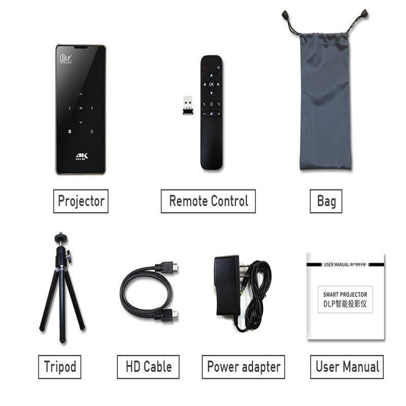 DLP Mini portable P09 proyector (1G/8G)-3