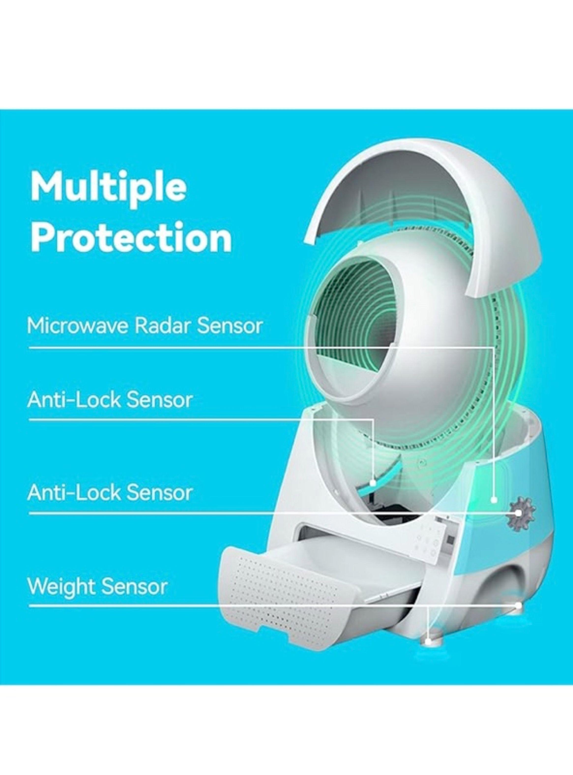 CATLINK Caja de arena automática para gatos autolimpiante para varios gatos con aplicación-3