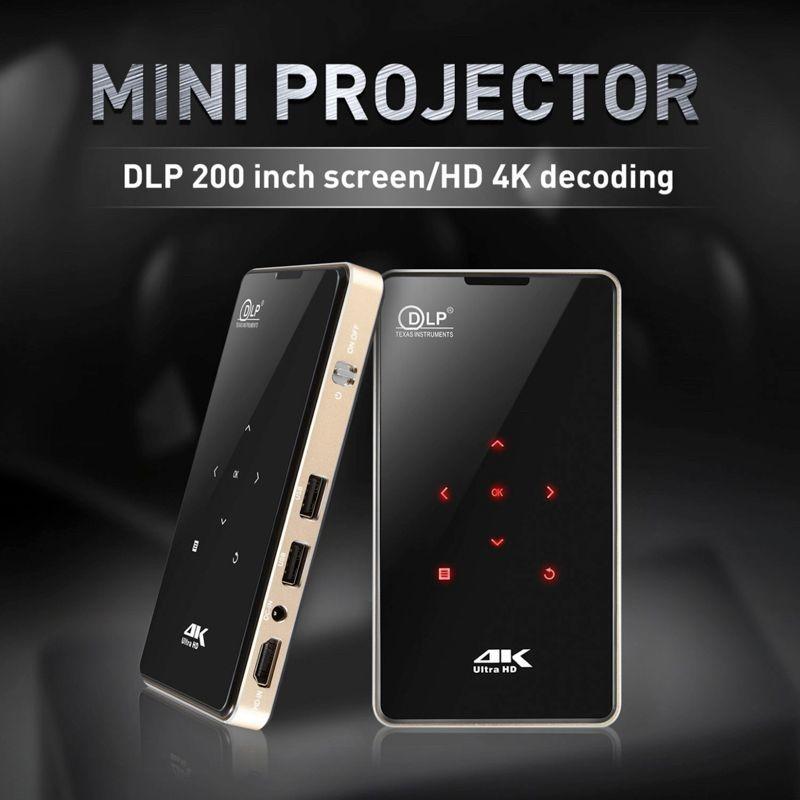 DLP Mini portable P9 proyector (2G/32G)-2