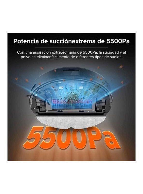 Roborock Robot aspirador y trapeador Q8 Max, cepillo DuoRoll, succión fuerte de 5500 Pa-1