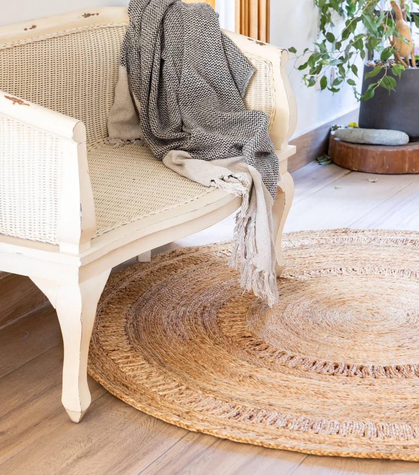 Alfombra Redonda Yute 160 cm Korba-2