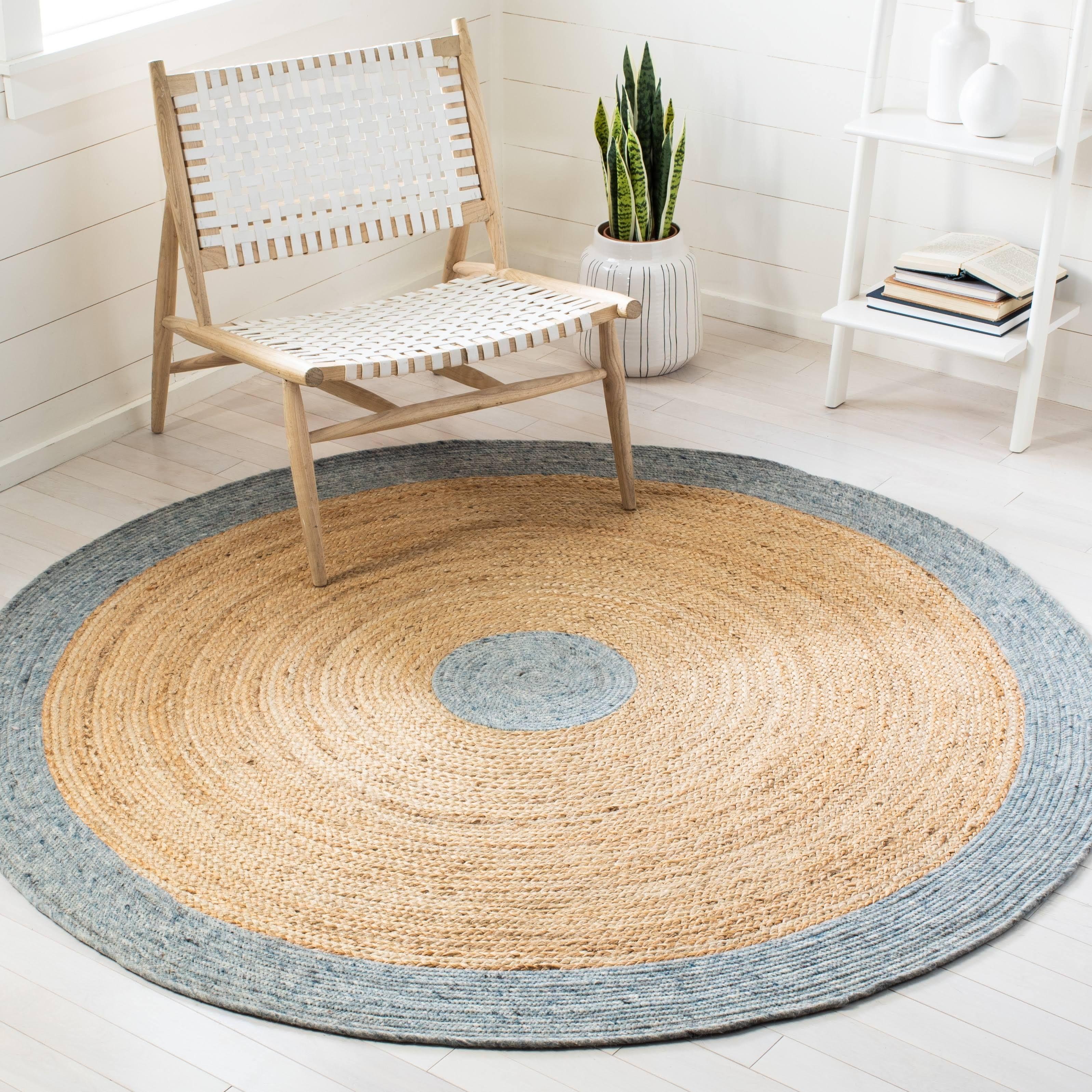 Alfombra Redonda Yute 120 cm Meerut-1