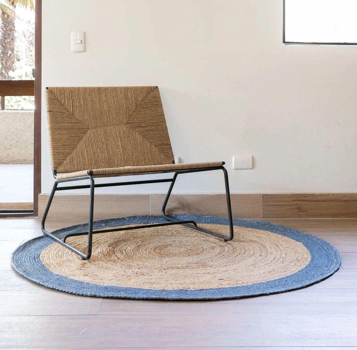 Alfombra Redonda Yute 200 cm Chennai-0