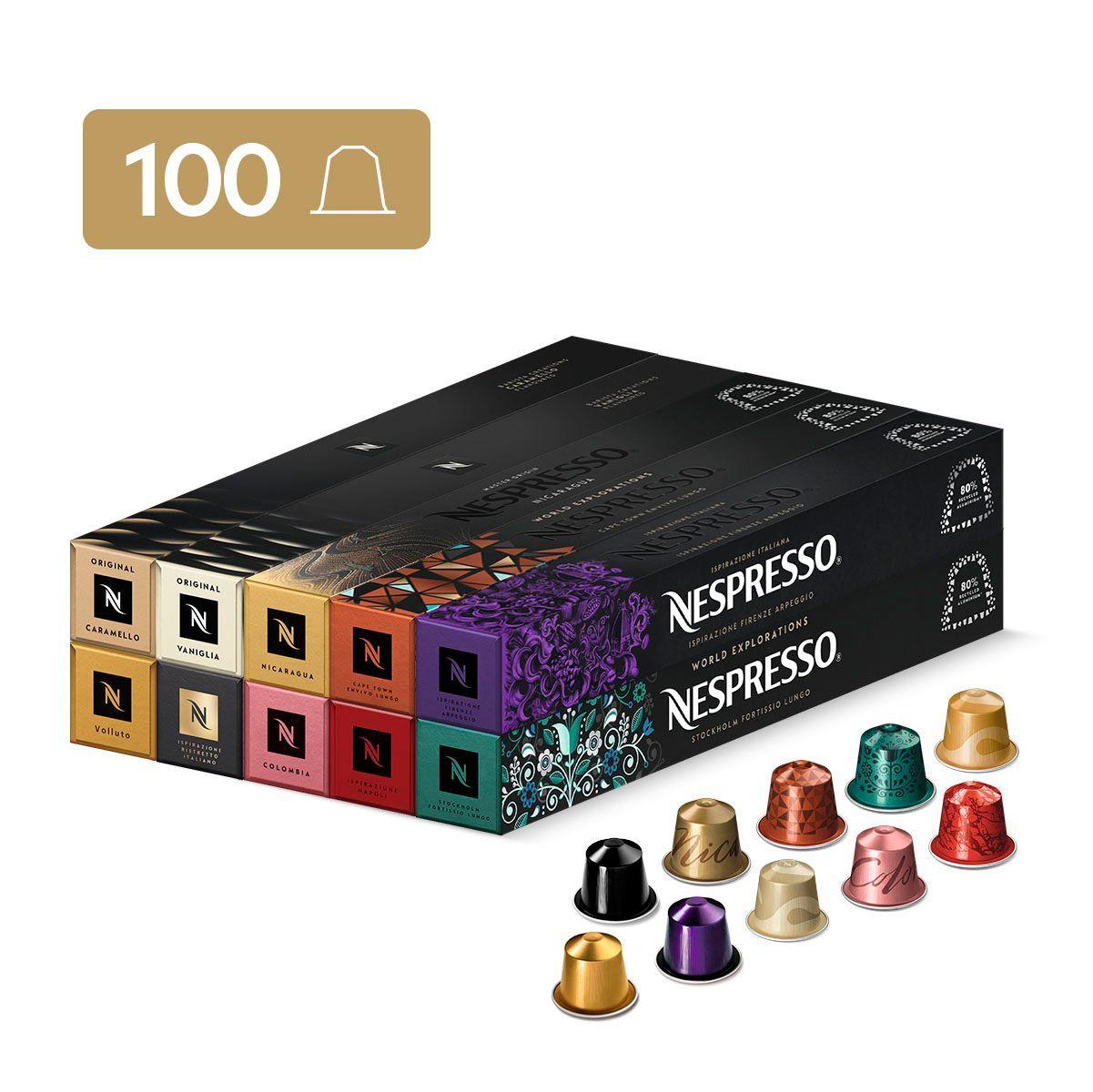 100 Cápsulas De Café Nespresso Pack Favoritos-0