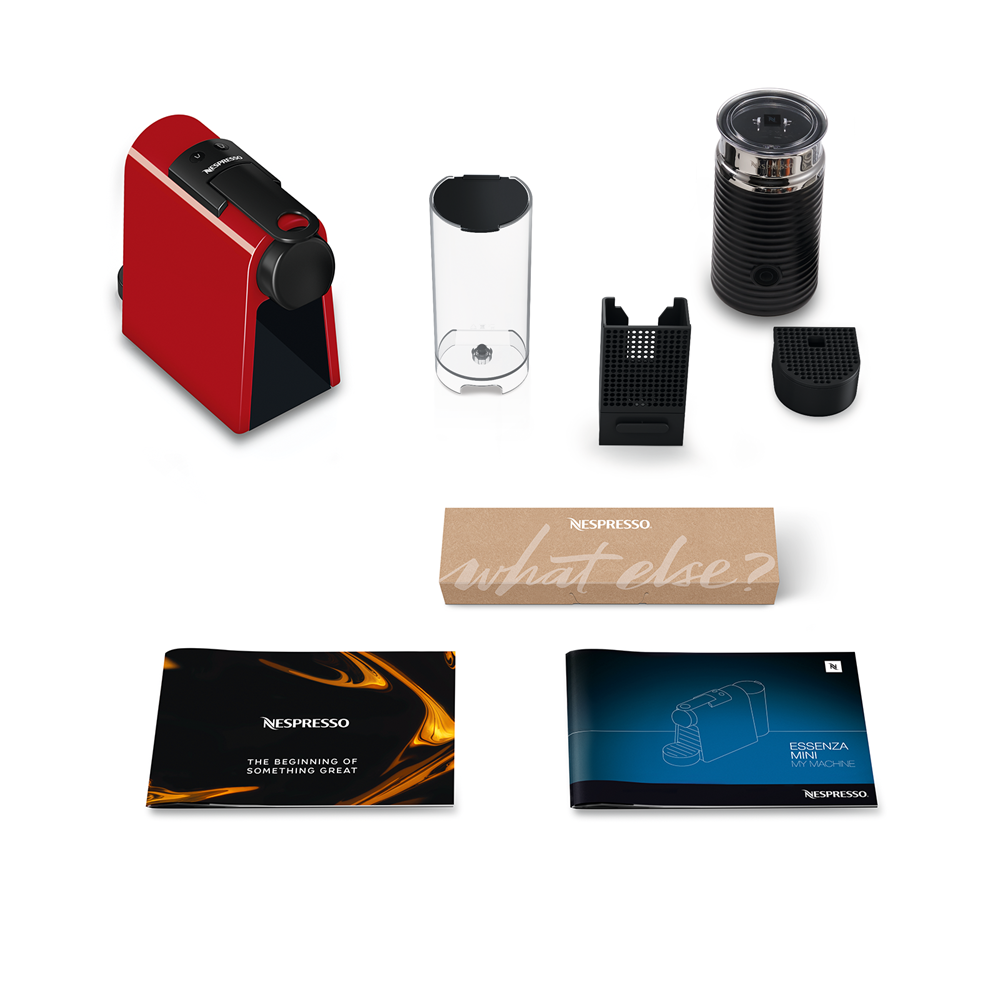 Cafetera Nespresso Essenza Mini Con Espumador De Leche-7