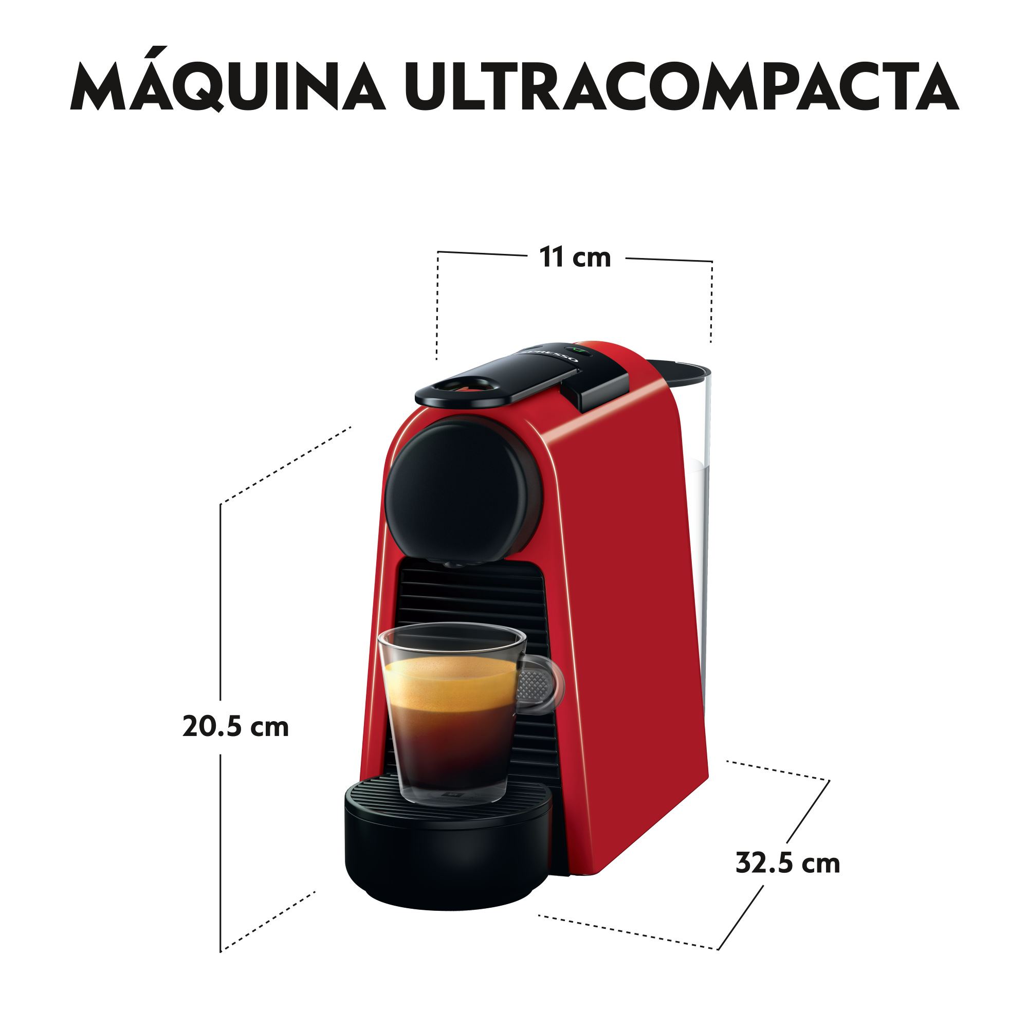Cafetera Nespresso Essenza Mini Con Espumador De Leche-4