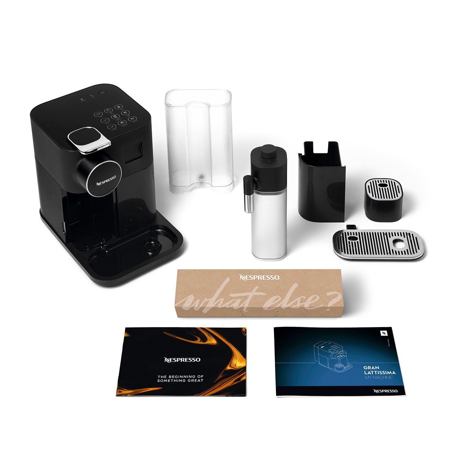 Cafetera Nespresso de Cápsulas Gran Lattissima Negra-6