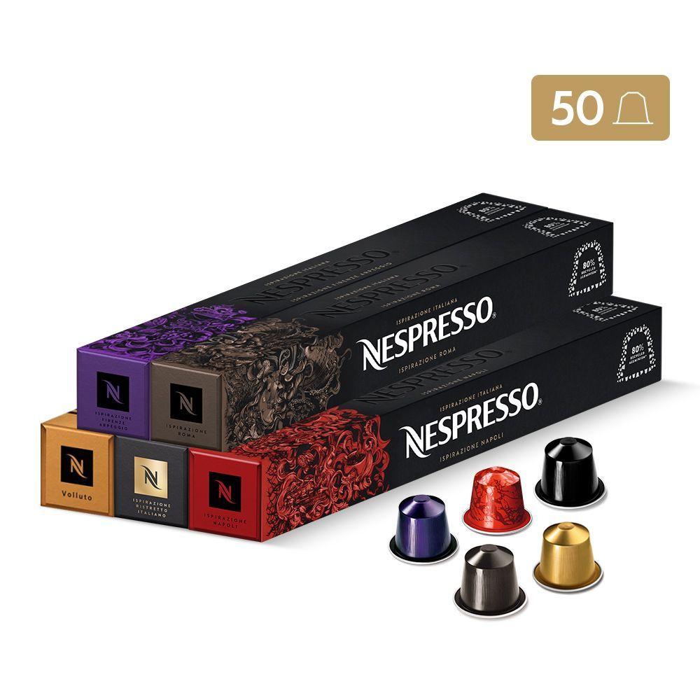50 Cápsulas De Café Nespresso Nuestros Clásicos -0