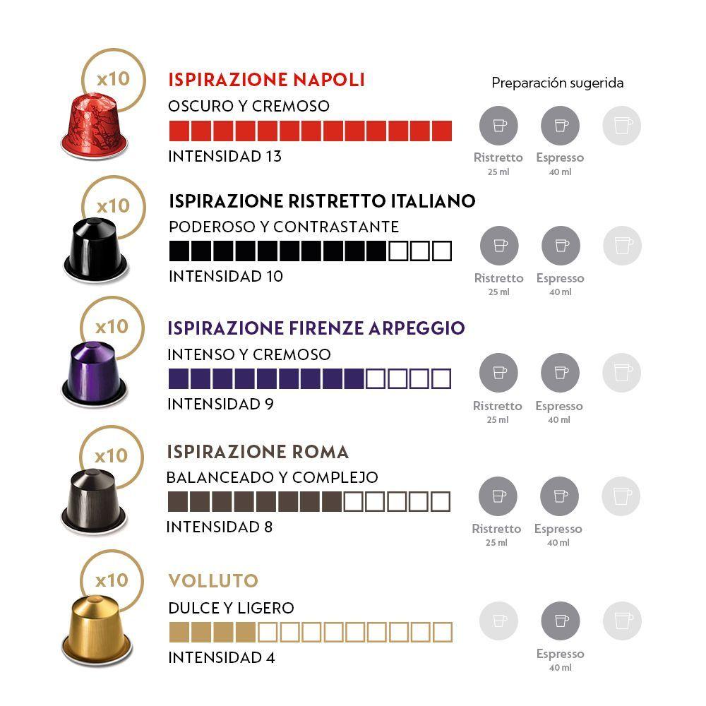 50 Cápsulas De Café Nespresso Nuestros Clásicos -1