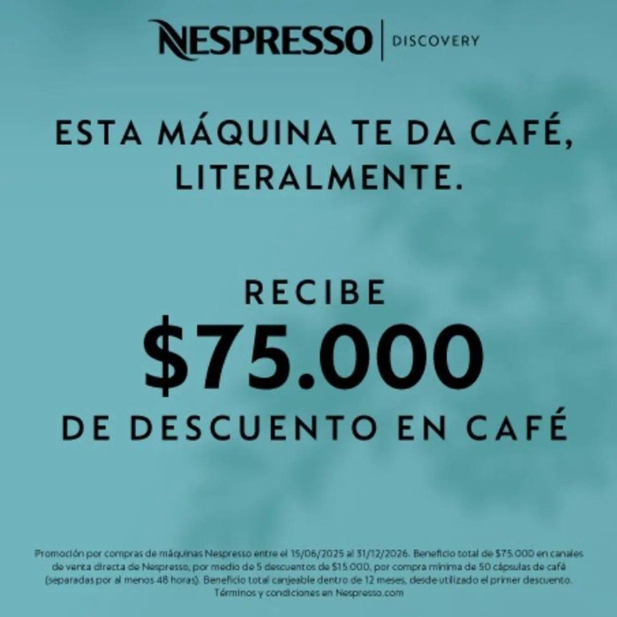  Cafetera Nespresso Vertuo Next con espumador de leche Aeroccino 3-1