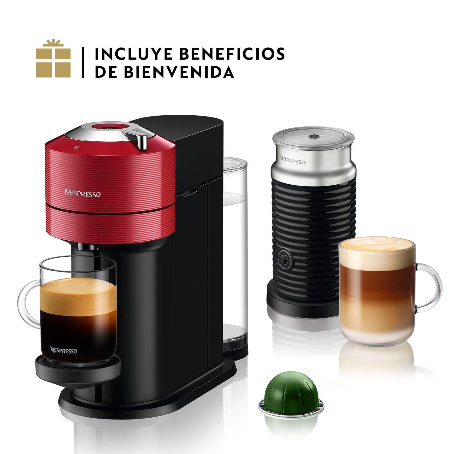 Cafetera Nespresso Vertuo Next con espumador de leche Aeroccino 3-2