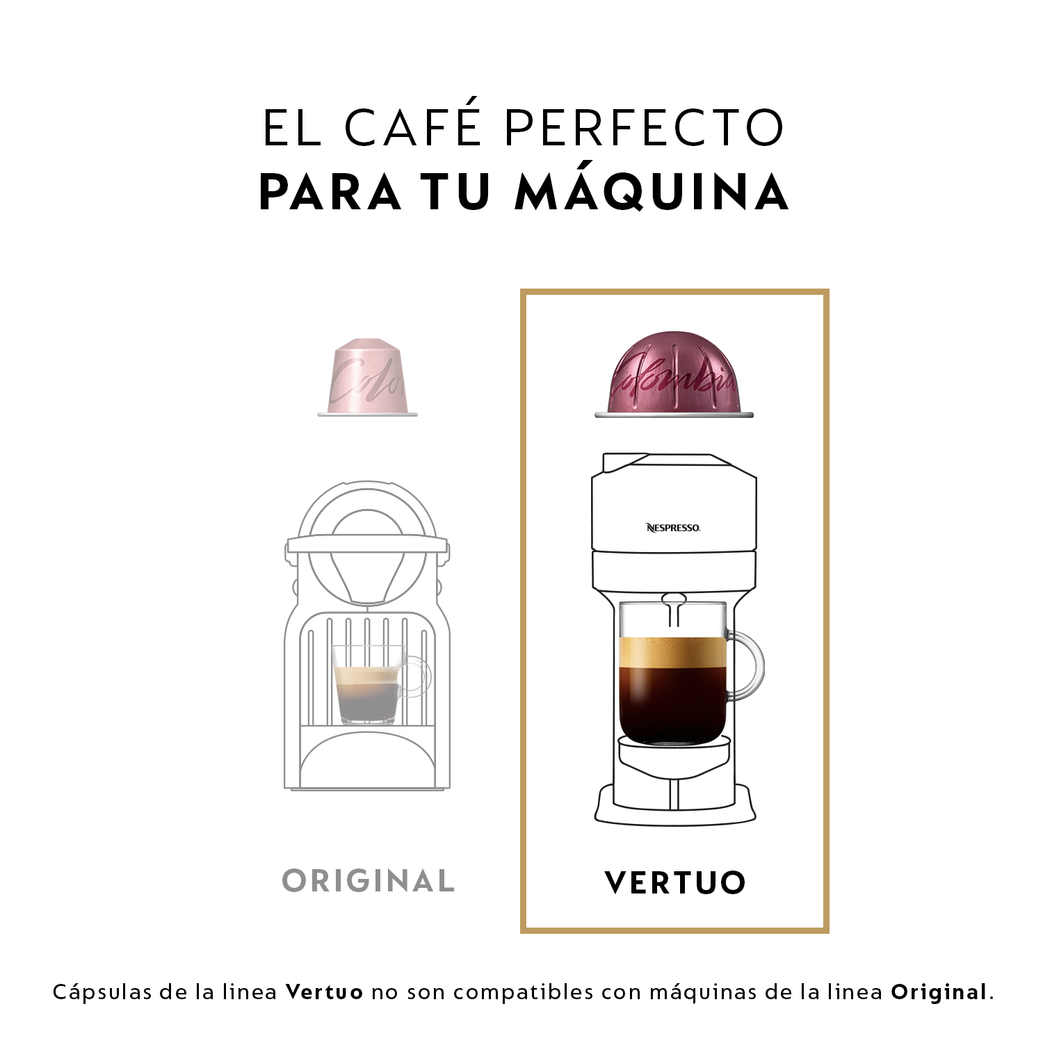  Cafetera Nespresso Vertuo Next con espumador de leche Aeroccino 3-5