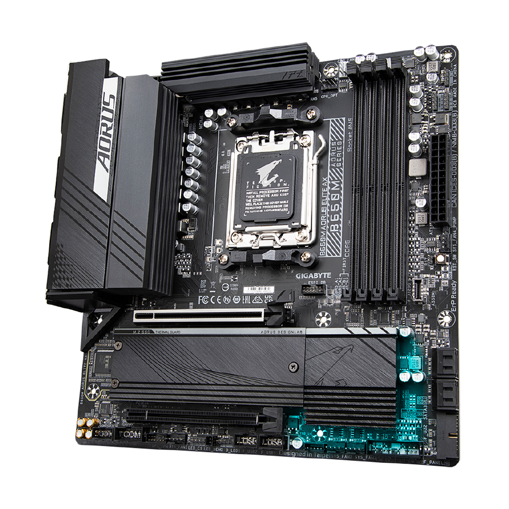 Placa Madre Aorus B650M Elite AX, AM5, DDR5, mATX Dual Chanel-2
