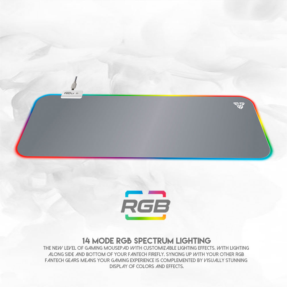 Mousepad Gamer Fantech MPR800 Firefly RGB 78X30CM Space Ed-3