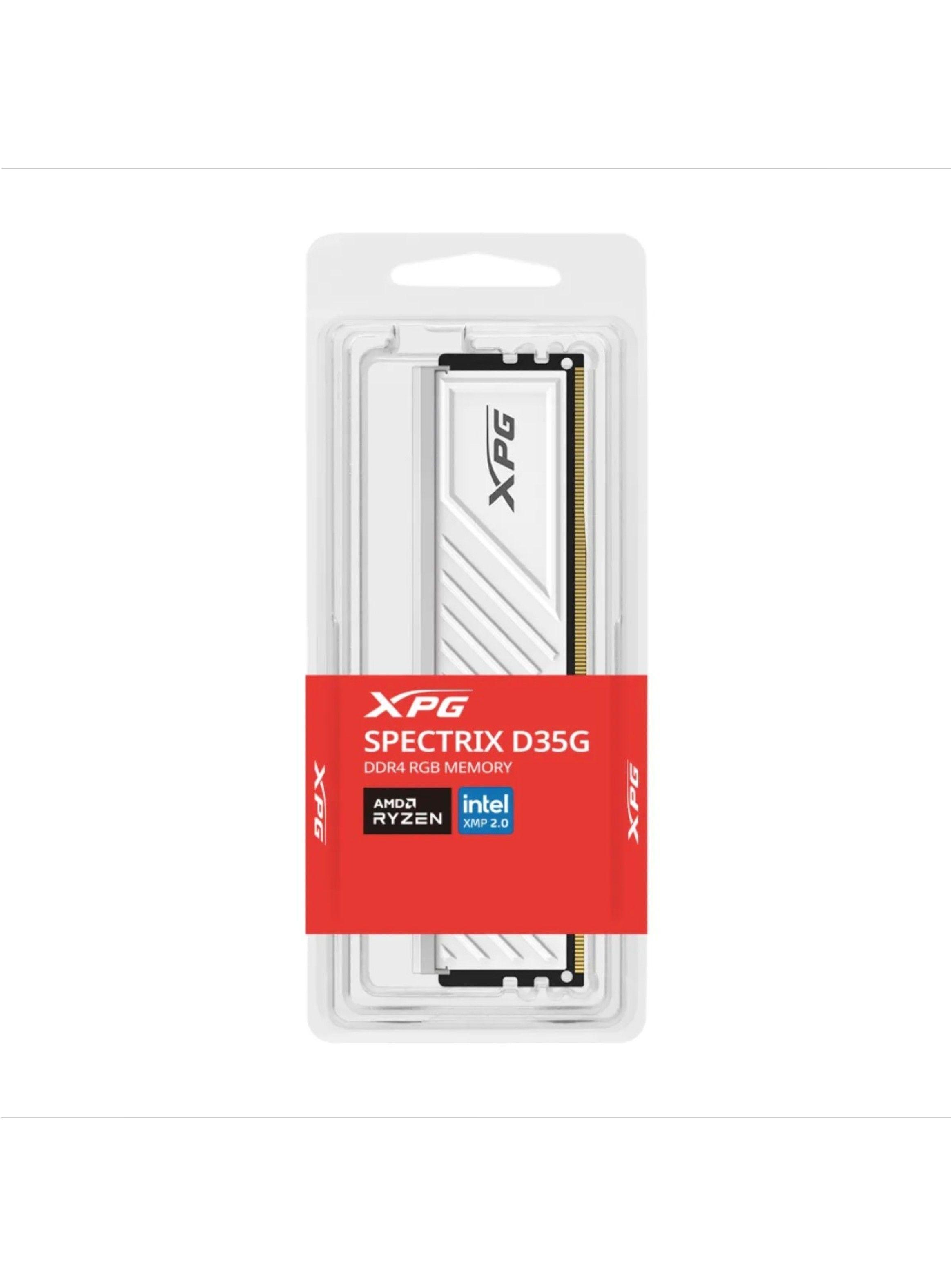 Memoria Ram XPG SPECTRIX D35G DDR4 16GB 3200mhz UDIMM RGB Blanca-3