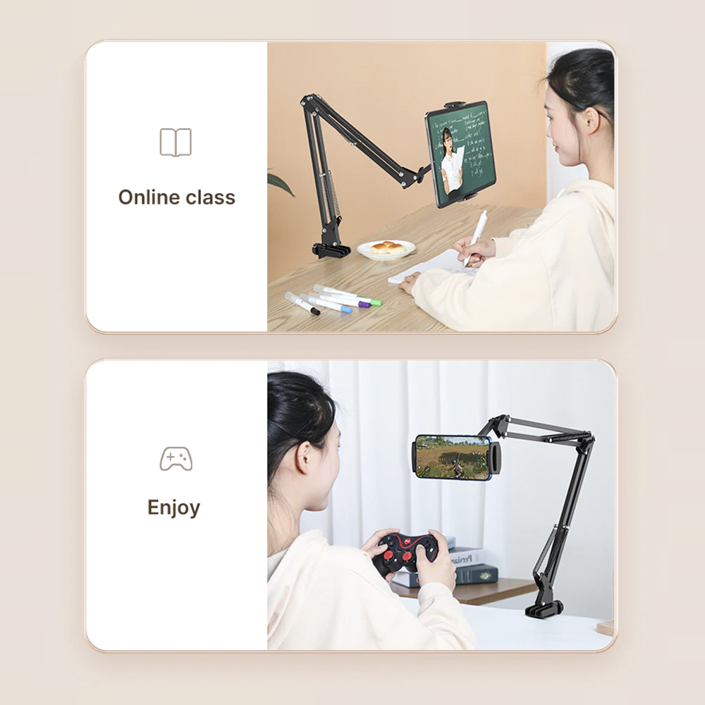 Soporte De Teléfono, Tablet Brazo Flexible Universal Escritorio – Especial Telet-6