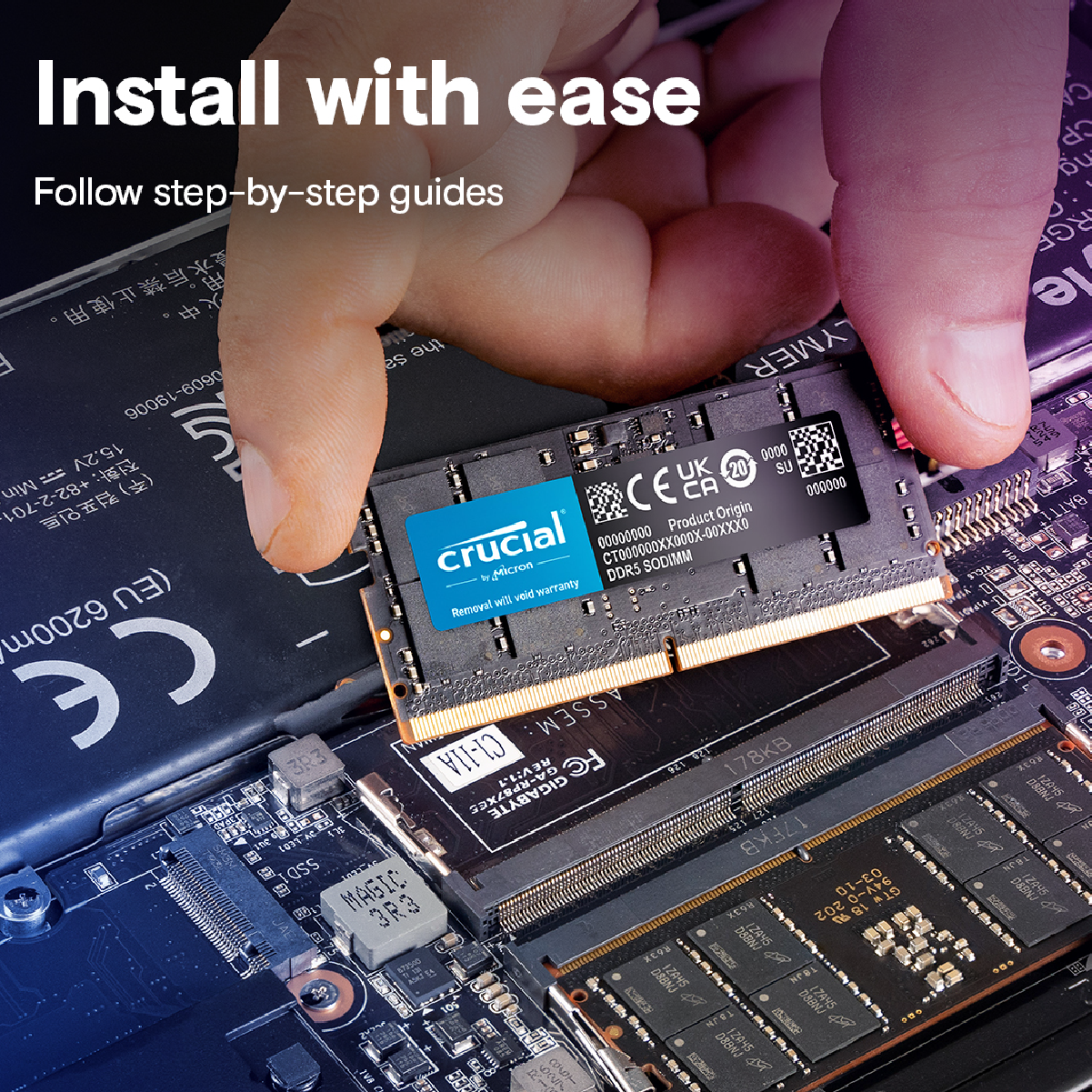 Memoria Ram Crucial 32GB DDR5 5600Mhz SODIMM Notebook-3