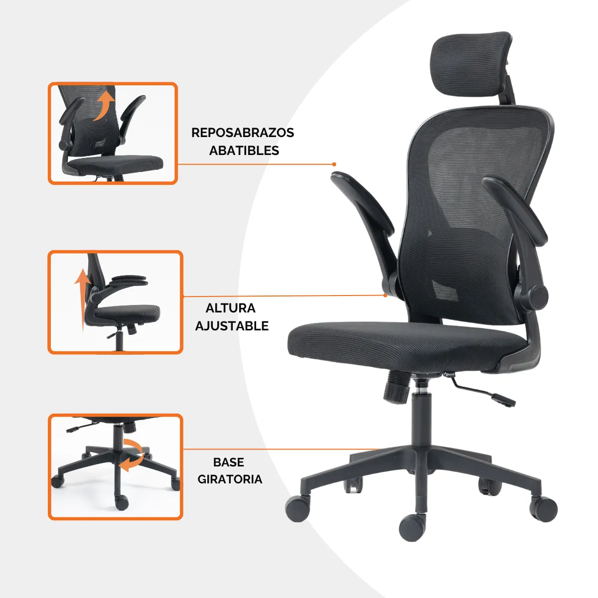 Silla Escritorio Vanto Balance Ergonómica Lumbar Ajustable NG-3