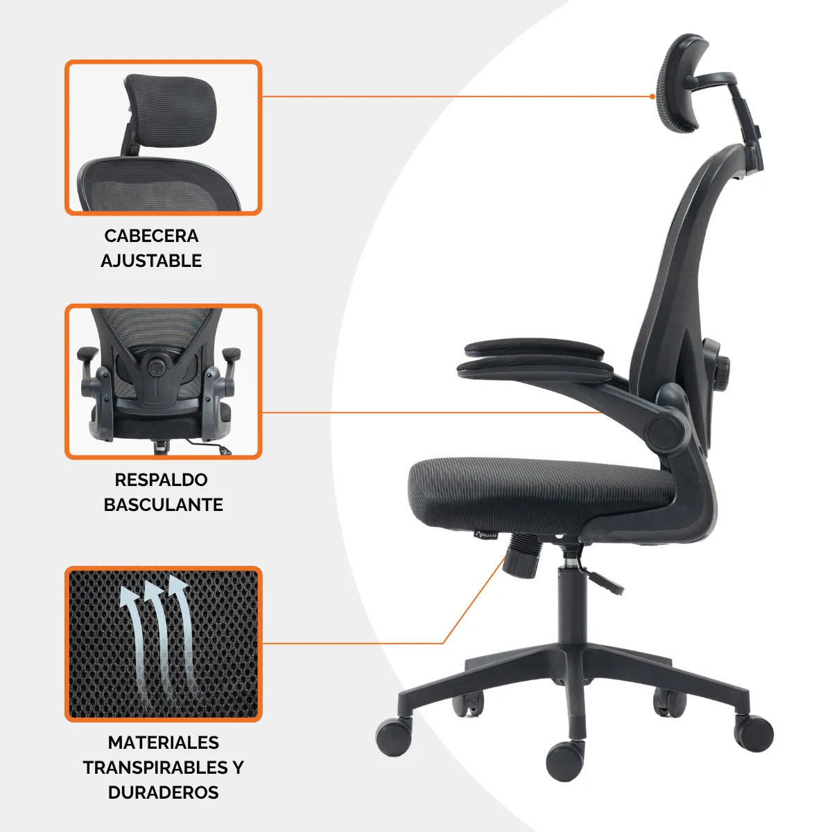 Silla Escritorio Vanto Balance Ergonómica Lumbar Ajustable NG-4