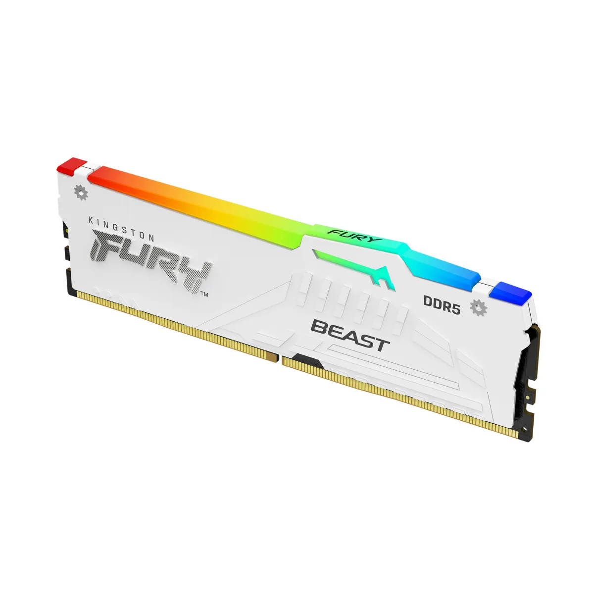 Memoria Ram Kingston Fury Beast 32GB DDR5 6000MT/s CL36 RGB WH-1