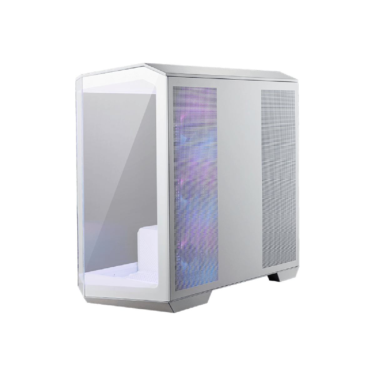 Gabinete Gamer Msi Pano M100R PZ White Panel Vidrio 270º 4Fan mATX-2