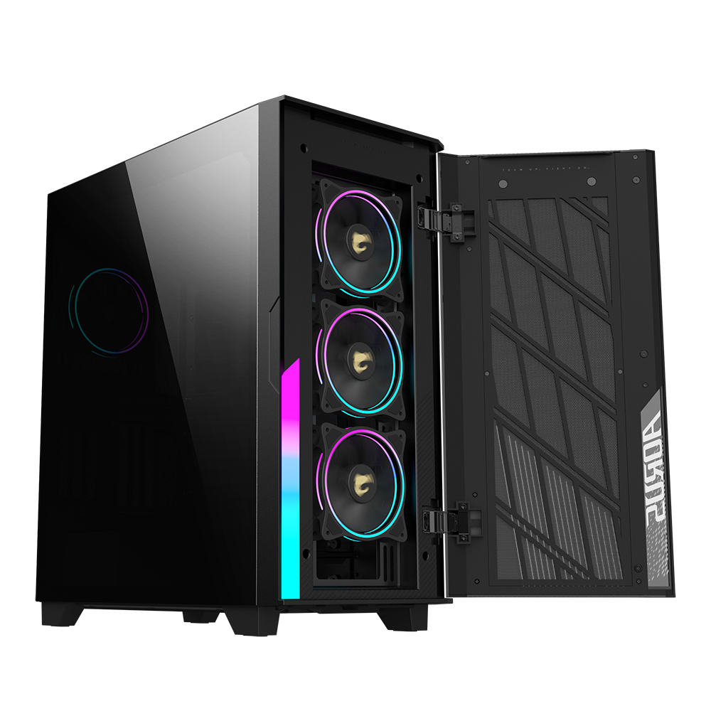 Gabinete Gamer Aorus C500 Glass, Usb 3.1 Vidrio Templado, 4Fan-2