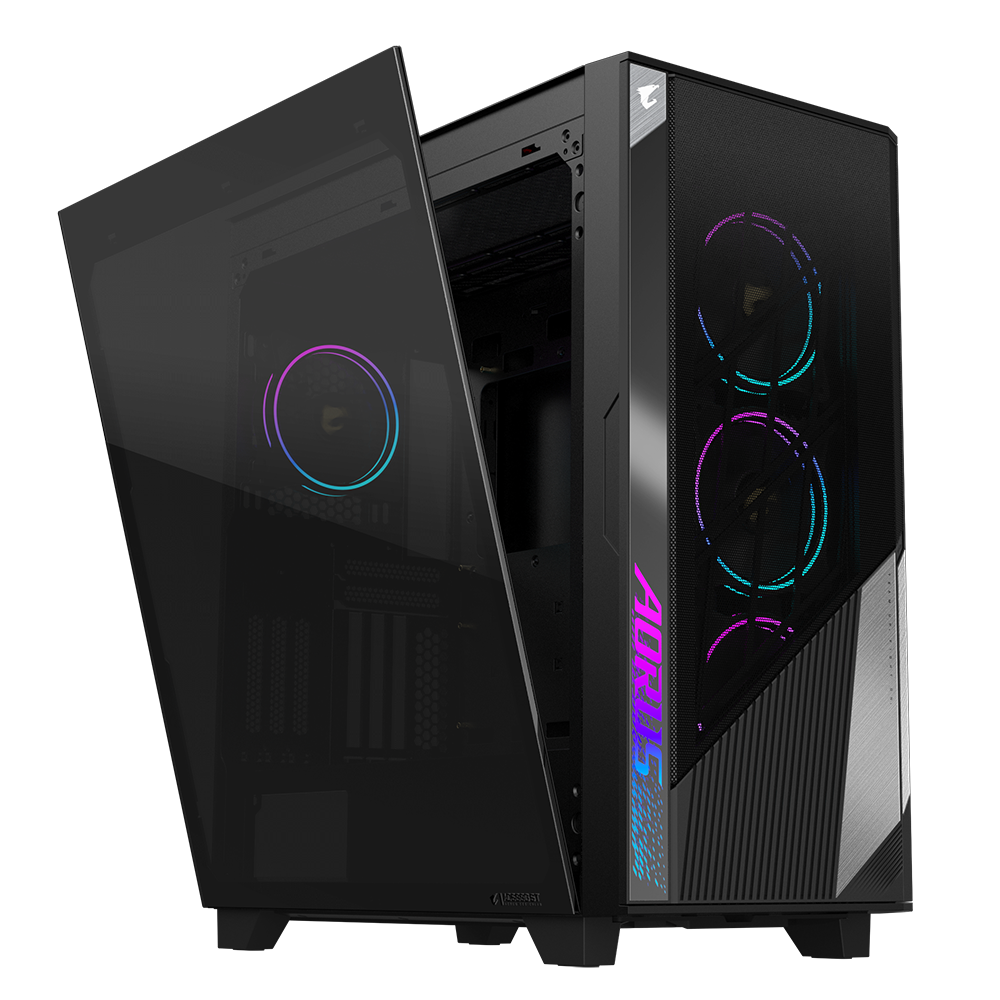 Gabinete Gamer Aorus C500 Glass, Usb 3.1 Vidrio Templado, 4Fan-3