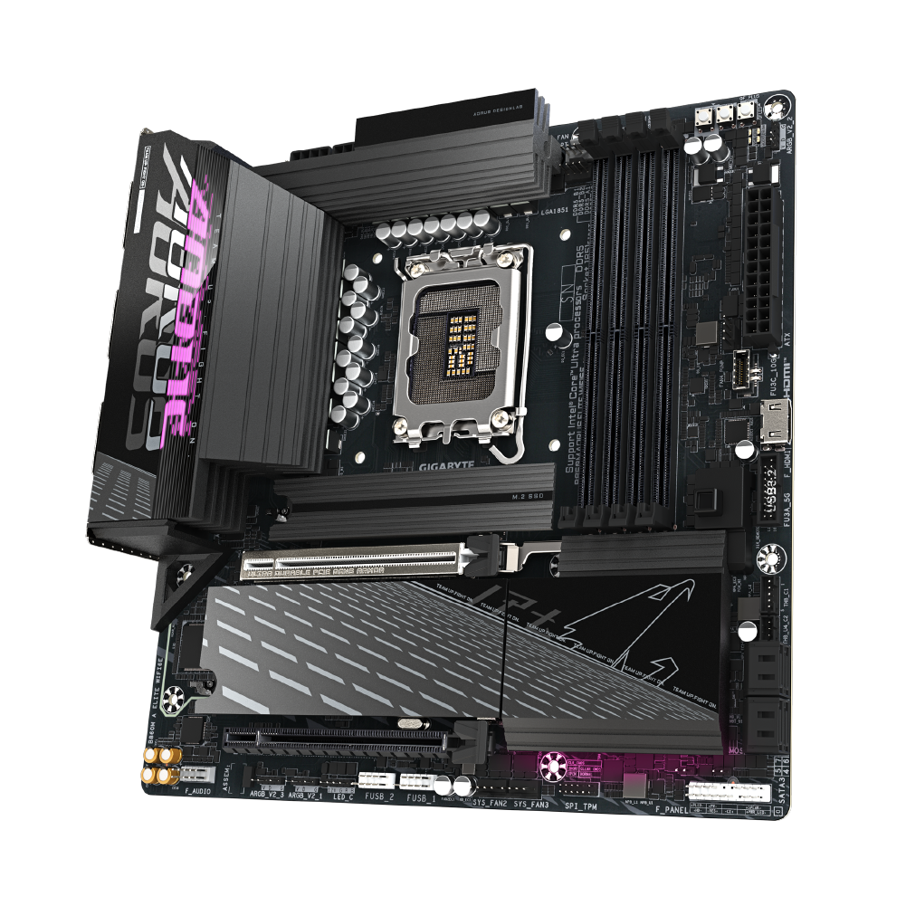 Placa Madre Aorus B860M Elite WIFI6E, Intel LGA1851 DDR5, mATX-2