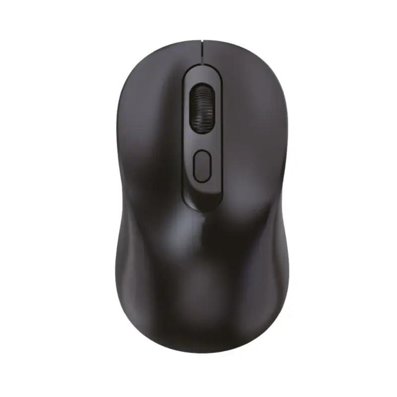 Mouse Inalámbrico 2,4Ghz, 1600 DPI USB-C Recargable Negro-0