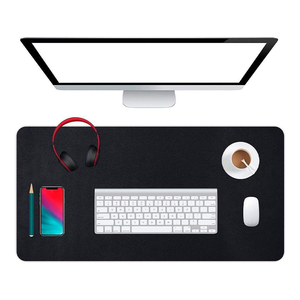 Mouse Pad Kronos XXL Borde Cosido 60x30cm Espesor 4mm, Negro-1