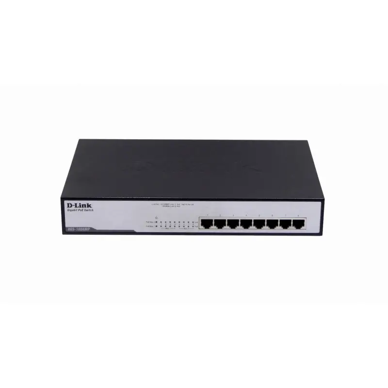 Switch D-Link DGS-1008MP 8x puertos 10/100/1000Mbp PoEx 140W-0