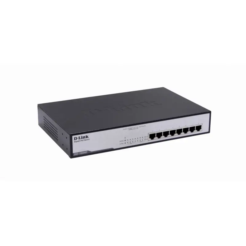 Switch D-Link DGS-1008MP 8x puertos 10/100/1000Mbp PoEx 140W-1