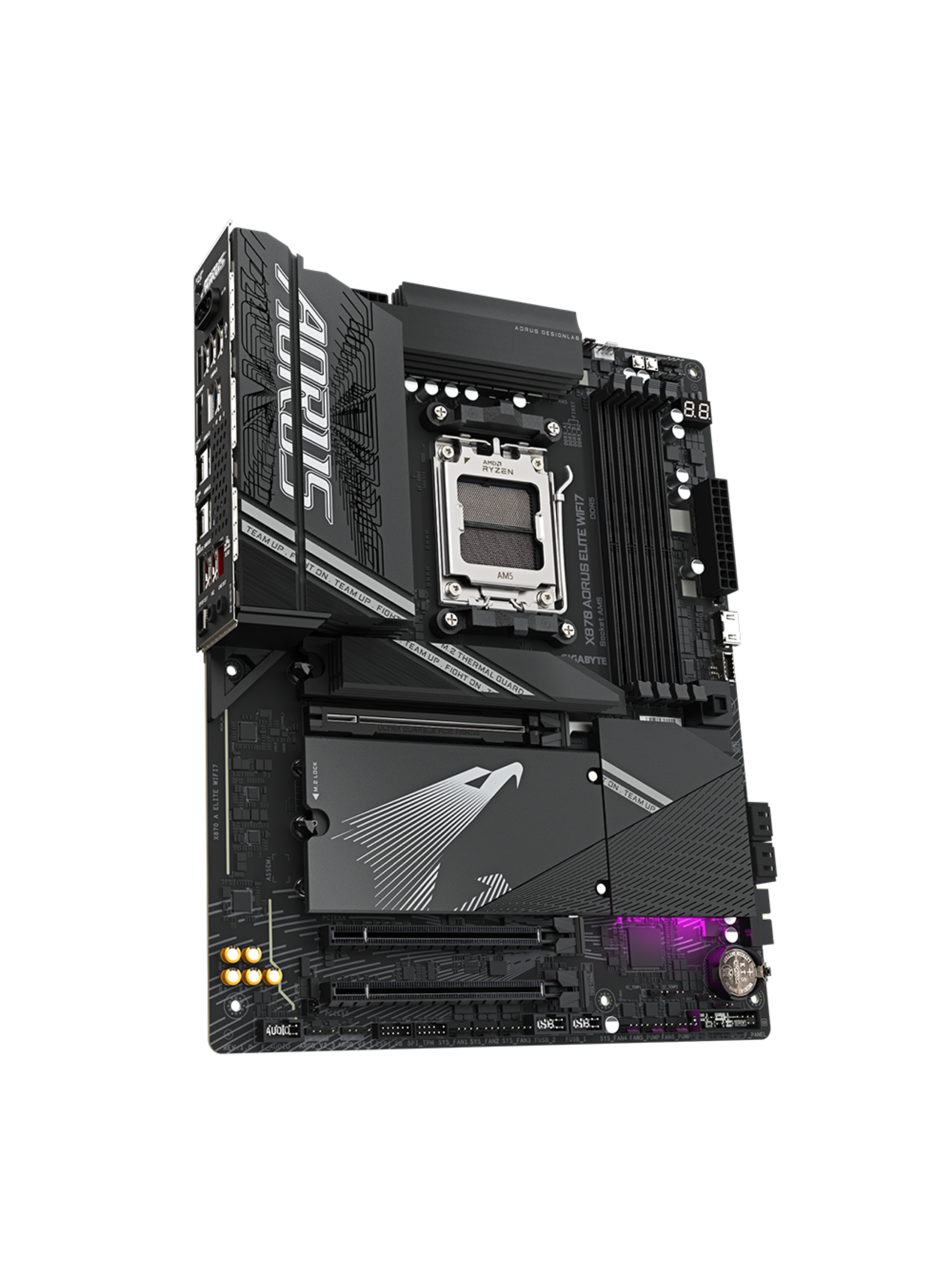 Placa Madre X870 Aorus ELITE WIFI 7, AM5, DDR5, M.2 5.0, ATX-2