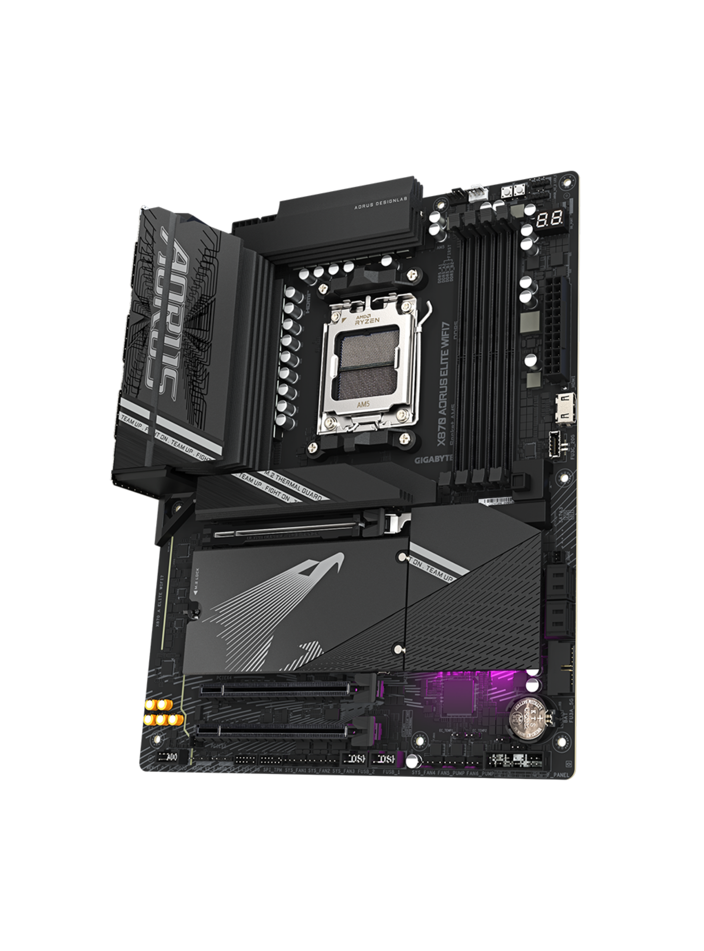 Placa Madre X870 Aorus ELITE WIFI 7, AM5, DDR5, M.2 5.0, ATX-3