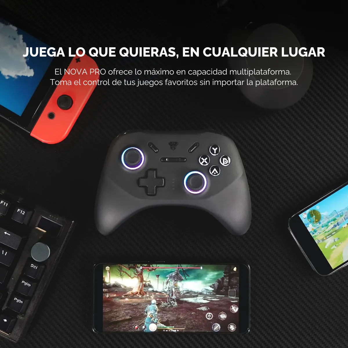 Control Joystick Inalámbrico Fantech WGP15 EOS Pro Orion-3