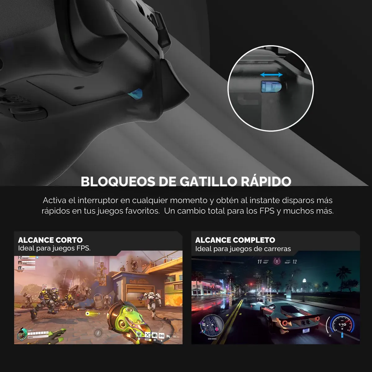 Control Joystick Inalámbrico Fantech WGP15 EOS Pro Orion-5