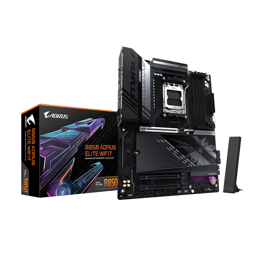 Placa Madre Aorus B850 A ELITE WF7, AMD B850 AM5, DDR5, ATX-0