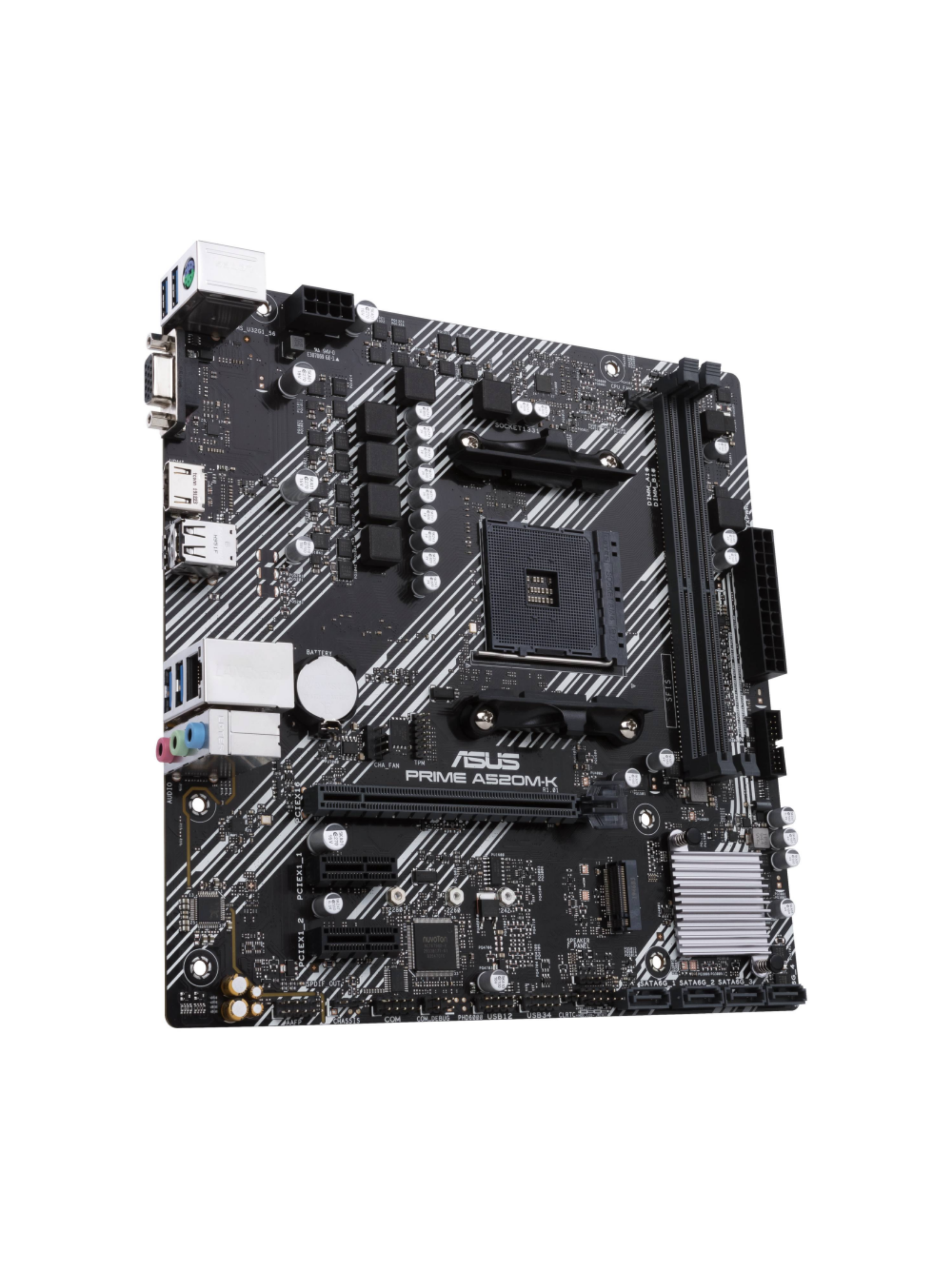 Placa Madre ASUS PRIME A520M-K (AM4, 2133/4600MHz, M.2, MicroATX)-3