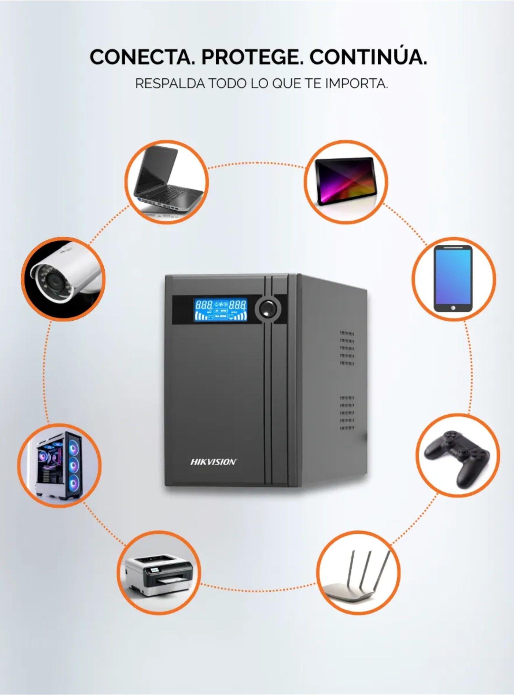 UPS HIKVISION DS-UPS2000 Interactiva 2000VA / 1200W-2