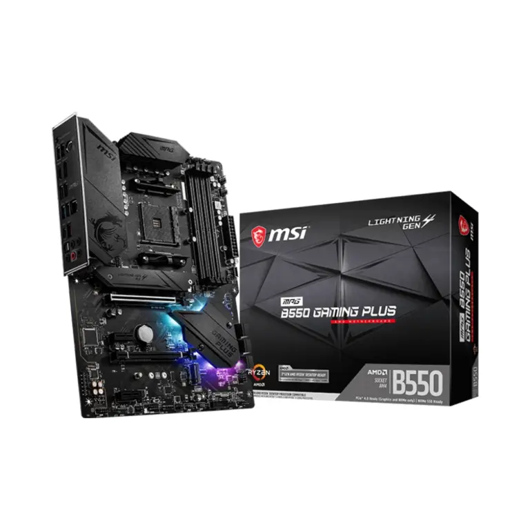 Placa Madre Msi MPG B550 Gaming Plus, ATX, AM4, Pcie 4.0-0